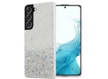 Cadorabo Cover Per Samsung Galaxy S22 Cover Protettiva In Tpu Trasparente Custodia Per Telefono Cellulare Cover Glitter Cover Glitter