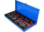 Luxtom | Set Di Riparazione Filetti, 131 Pezzi, M5, M6, M8, M10, M12, Helicoil, Set Di Riparazione Filetti, Manicotto Filettato, Inserti Filettati