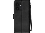 Avizar, Cover Per Oppo Reno 13 F E 13 Fs, Custodia Flip, Supporto Per Portafoglio, Nero