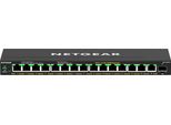 NETGEAR Netzwerk-Switch GS316EPP-100PES, schwarz, B:28,6cm H:2,7cm T:10,2cm, Netzwerk-Switches