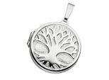 MedallionanhäNger Jobo "AnhäNger Medaillon Baum Rund", Silber (Silber 925), SchmuckanhäNger, Damen, Silber 925 (Sterlingsilber), 925 Silber
