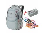Freizeitrucksack NITRO Future Hero, Gr. B/H/T: 38cm x 51cm x 23cm, grün (dead flower), Polyester, casual, Rucksäcke, Schulrucksack Freizeitrucksack Laptoprucksack Mäppchen