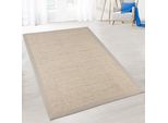 Tappeto In Sisal Supporto In Lattice Genuine Fibre Naturali, Marmo, 200 X 200 Cm