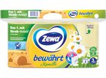 Zewa 38797 Zewa Toilettenpapier BewäHrt Kamille 3-Lagig 8 Rollen