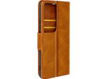Avizar, Custodia Per Honor 90 Smart Wallet Hand Strap Stand Function, Marrone Chiaro