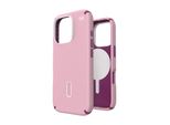 Speck Presidio2 Pro Clicklock & Magsafe - Custodia Per Iphone 16 Pro (Wednesday Pink / Boysenberry Purple / White)