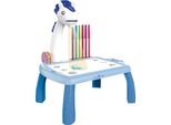 Maxlife, Tavolo Da Disegno Con Proiettore Di Unicorni Per Bambini, Blu