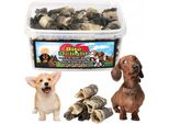 Bite&Delight Per Cani 150G / 1000Ml- Masticatore Naturale A Base Di Pelle Di Merluzzo Essiccata, Ricco Di Proteine E Omega-3
