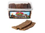 Bite&Delight Strisce Di Carne Di Cinghiale 4Kg / 10L - Snack Naturale Per Cani, Ipoallergenico, 98% Carne Di Selvaggina, Altamente Proteico E Facilmente Digeribile