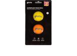 Palla Per Animali Gloria Play And Run Yellow Foam Tpr S 4,5 Cm 2 Pezzi