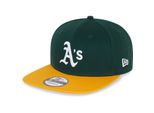 KšIltovka New Era 9Fifty Mlb Essential Oakland Athletics Cappellino Snapback Verde Scuro - M/L