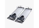 Tavole Per Inginocchiatoi In Acciaio Inox - 747X255 Mm Set Di Cursori E Ginocchiere Per Calcestruzzo - Materiali Per La Finitura Del Cemento E Del Calcestruzzo