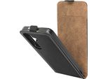 Avizar, Custodia Verticale Flip Per Samsung Galaxy S24 / S25 Con Portacarte, Nero