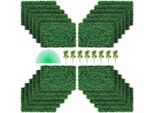 Parete Artificiale Della Pianta 24 Pezzi 24 X 16 Pollici, Schermo Della Privacy Siepe Artificiale Verde, Pannello Artificiale Del Bosso Pe, Schermo Della Privacy Piante Artificiali 60 X 40 Cm, Schermo Della Privacy Siepe Parete Decorazione Parete Pianta Ricostruito: Schermo Privacy Artificiale Per Piante - Set Di 24 Pezzi - 60 X 40 Cm - Pannello Di Bosso Artificiale - Verde - Decorazione Murale -