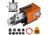 Crimpatrice Pneumatica AM-10 - Crimpatrice Per Capicorda Ad Aria Compressa - Pinze Per Crimpare Fino A 16 Mm² - 10 Set Di Matrici - Capicorda Versatili