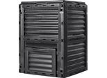 Compostiera Rapida 300L - Compostiera Da Giardino 60,7X60,5X82,5Cm - Compostiera Termica In Plastica Pp - Compostiera Resistente Alla Corrosione E Al Calore - Contenitore Per Il Compost Per Ridurre I Rifiuti Domestici