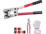 Pinze Per Crimpare, Capicorda 6-50 Mm² E Pinze Per Crimpare I Cavi Della Batteria - Pinza Per Crimpare I Terminali Della Batteria - Utensile Per Crimpare Con 6 Misure E 95 Connettori Ad Anello In Rame - Pinze Per Crimpare I Terminali Ad Anello In Rame E Tagliacavi