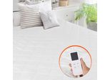 Coprimaterasso Riscaldato 150 X 80 Cm - Scaldaletto Elettrico Con Timer - Spegnimento Automatico Per Un Sonno Sicuro