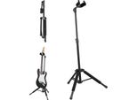 Supporto Per Chitarra Pieghevole - Altezza Regolabile 900-1200 Mm - Stabile Supporto Per Chitarra Elettrica E Acustica - Ideale Per Prove E Concerti