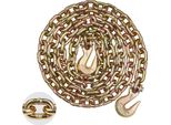 Catena Di Traino G80 - Raccoglitore Per Il Trasporto Della Catena Inversa - Catena In Acciaio 3,22T - 316Cm X 10Mm - Resistente E Durevole