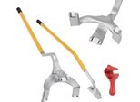Smontagomme Professionale - 571-622 Mm Regolabile - Smontagomme 546X265X200 Mm - Smontagomme E Leva Inclusi - Smontagomme - Giallo