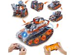 Giocattolo Stem Per Bambini - App E Telecomando 5 In 1 - Auto/Robot - 554 Parti - Giocattolo Per L'apprendimento Creativo