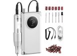 Fresa Elettrica Per Unghie - Fresa Per Unghie Manicure 40000 Giri/Min - Limatrice Con Lcd - Strumento Professionale Per La Ricostruzione Delle Unghie