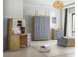 Set Cassettiera Armadio Scrivania Design Moderno Camera Dei Bambini 3 Pezzi