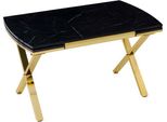 Esstisch Rechteckig Esszimmertisch Essecke Esszimmermöbel Tisch Schwarz Modern