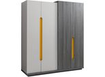 Armadio Armadio In Legno Camera Dei Bambini Armadio Grigio Moderno