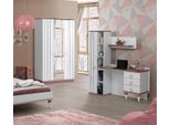 Armadio Scrivania Design Moderno Accenti Eleganti Bianco Camera Dei Bambini