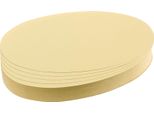 Franken UMZ111904 Cartoncino Di Presentazione - Ovale, 190 X 110 Mm, Giallo, 500 Pezzi
