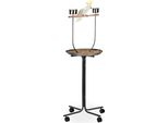 Relaxdays 10026761_0 Relaxdays Vogelspielplatz Schwarz 60,0 X 60,0 X 130,0 Cm