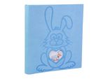 Album Fotografico Exacompta Teddy 29X32 Cm 60 Pagine Blu Con Motivo Di Coniglio