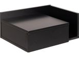 Comodino Ashlan 1 Cassetto 1 Ripiano Nero.