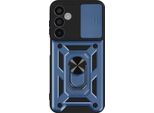 Mayaxess, Custodia Protettiva Per Samsung Galaxy A25 5G Anello Porta Fotocamera, Blu Scuro