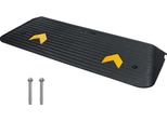 Rampa Xl - Portata 15 Tonnellate - Rampa A Cordolo Con Canale - 111X40,6X5Cm - Rampa Per Sedie A Rotelle - Rampa Di Accesso - Rampa Di Gomma - Terreno Irregolare E Cordoli - Qualità Di Gomma Piena Di Alta Qualità