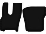 Wielganizator Tappetini Anteriori In Velluto Per Daf Xg+ (2022-, Camion (Sedile Destro Pneumatico)) Neri, Set 2 Pz, Con Fissaggi