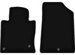 Wielganizator Tappetini Anteriori In Velluto Per Hyundai Sonata Vii (2014-2019, Berlina) Neri, Set 2 Pz, Con Fissaggi