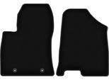 Wielganizator Tappetini Anteriori In Velluto Per Hyundai Kona Ii (2022-, Crossover) Neri, Set 2 Pz, Con Fissaggi