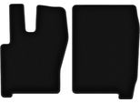 Wielganizator Tappetini Anteriori In Velluto Per Iveco Eurocargo Ii (2002-2008, Camion 120) Neri, Set 2 Pz, Con Fissaggi