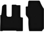 Wielganizator Tappetini Anteriori In Velluto Per Mercedes Actros MP4 (0, Camion Senza Sedili Pneumatici) Neri, Set 2 Pz, Con Fissaggi