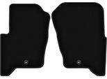 Wielganizator Tappetini Anteriori In Velluto Per Land Rover Discovery Iv (2009-2016, Suv) Neri, Set 2 Pz, Con Fissaggi