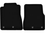 Wielganizator Tappetini Anteriori In Velluto Per Ford Mustang MK5 Fl (2011-2014, Coupé) Neri, Set 2 Pz, Con Fissaggi