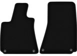 Wielganizator Tappetini Anteriori In Velluto Per Maserati Ghibli Iii (2015-, Berlina) Neri, Set 2 Pz, Con Fissaggi