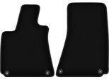 Wielganizator Tappetini Anteriori In Velluto Per Maserati Quattroporte Vi (2015-, Berlina) Neri, Set 2 Pz, Con Fissaggi