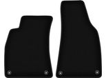 Wielganizator Tappetini Anteriori In Velluto Per Seat Exeo (2008-2015, Berlina, Station Wagon) Neri, Set 2 Pz, Con Fissaggi