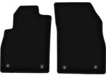 Wielganizator Tappetini Anteriori In Velluto Per Opel Astra J (2009-2015, Hatchback, Berlina, Station Wagon, Sports Tourer) Neri, Set 2 Pz, Con Fissaggi