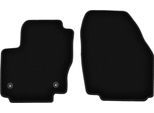 Wielganizator Tappetini Anteriori In Velluto Per Ford Mondeo MK4 (2012-2014, Liftback, Berlina, Station Wagon) Neri, Set 2 Pz, Con Fissaggi