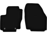 Wielganizator Tappetini Anteriori In Velluto Per Ford Mondeo MK4 (2007-2012, Liftback, Berlina, Station Wagon) Neri, Set 2 Pz, Con Fissaggi